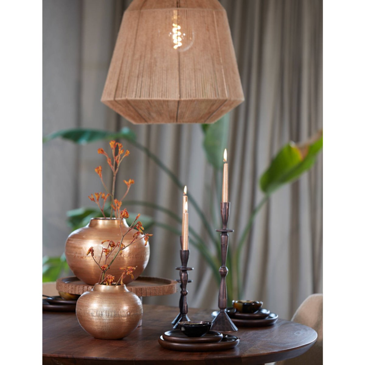 Malva Ø50 Naturaleza Lámpas de techo De Light & Living - 