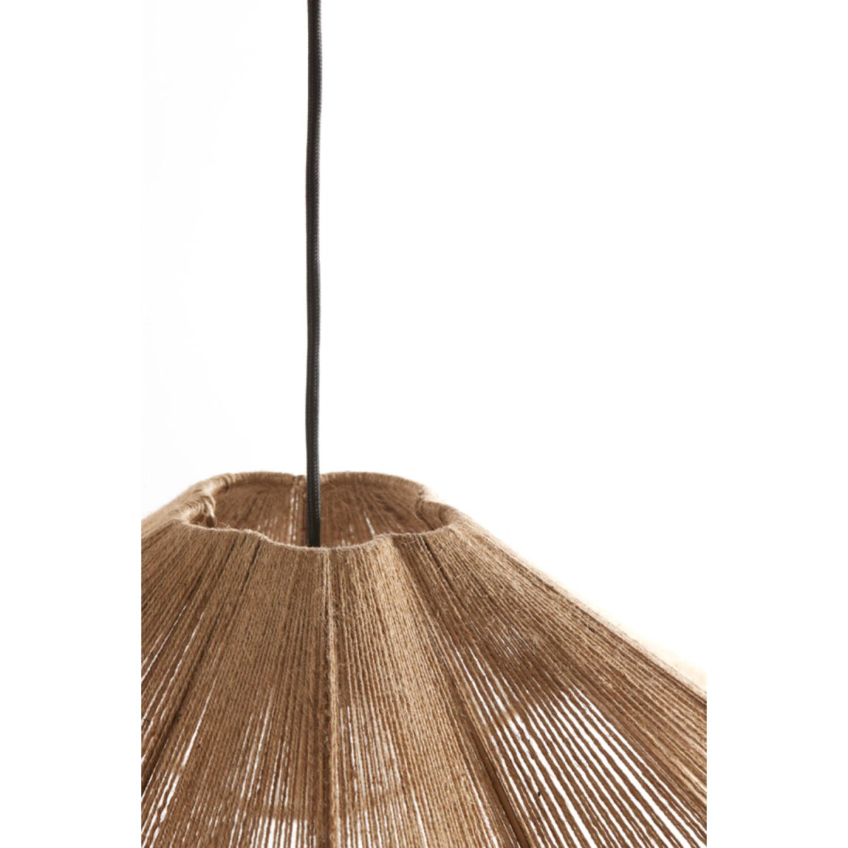 Fodara Ø60 Naturaleza Lámpas de techo De Light & Living - La lámpara Fodara cautiva con su diseño curvo, que le confiere un aspecto suave y orgánico.