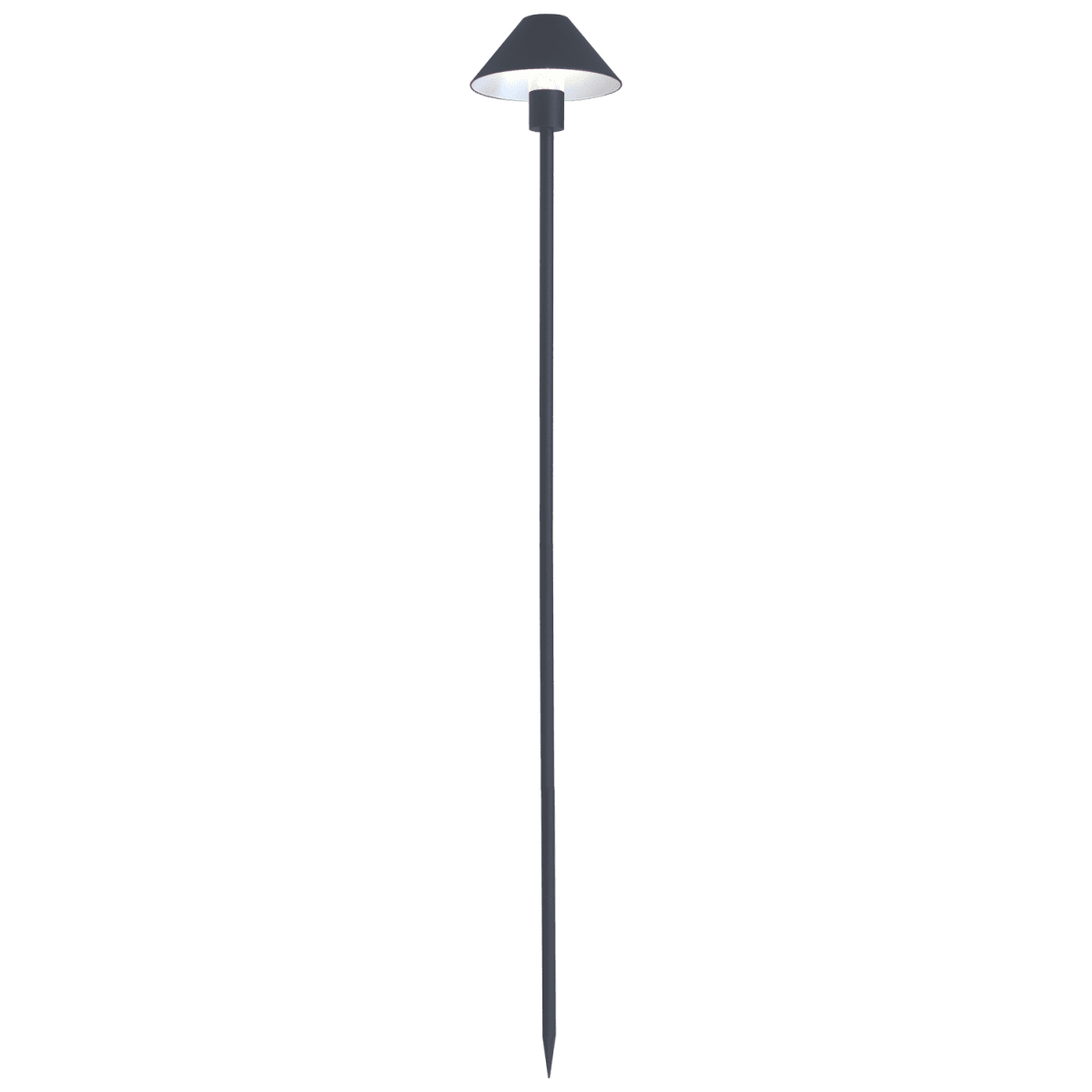 Apollo Flex Gris oscuro De Lightson - Apollo Flex &auml;r perfekt f&ouml;r dig som &auml;lskar skandinavisk design och letar efter en n&auml;ttare lampa till din kruka, rabatt eller g&aring;ng.