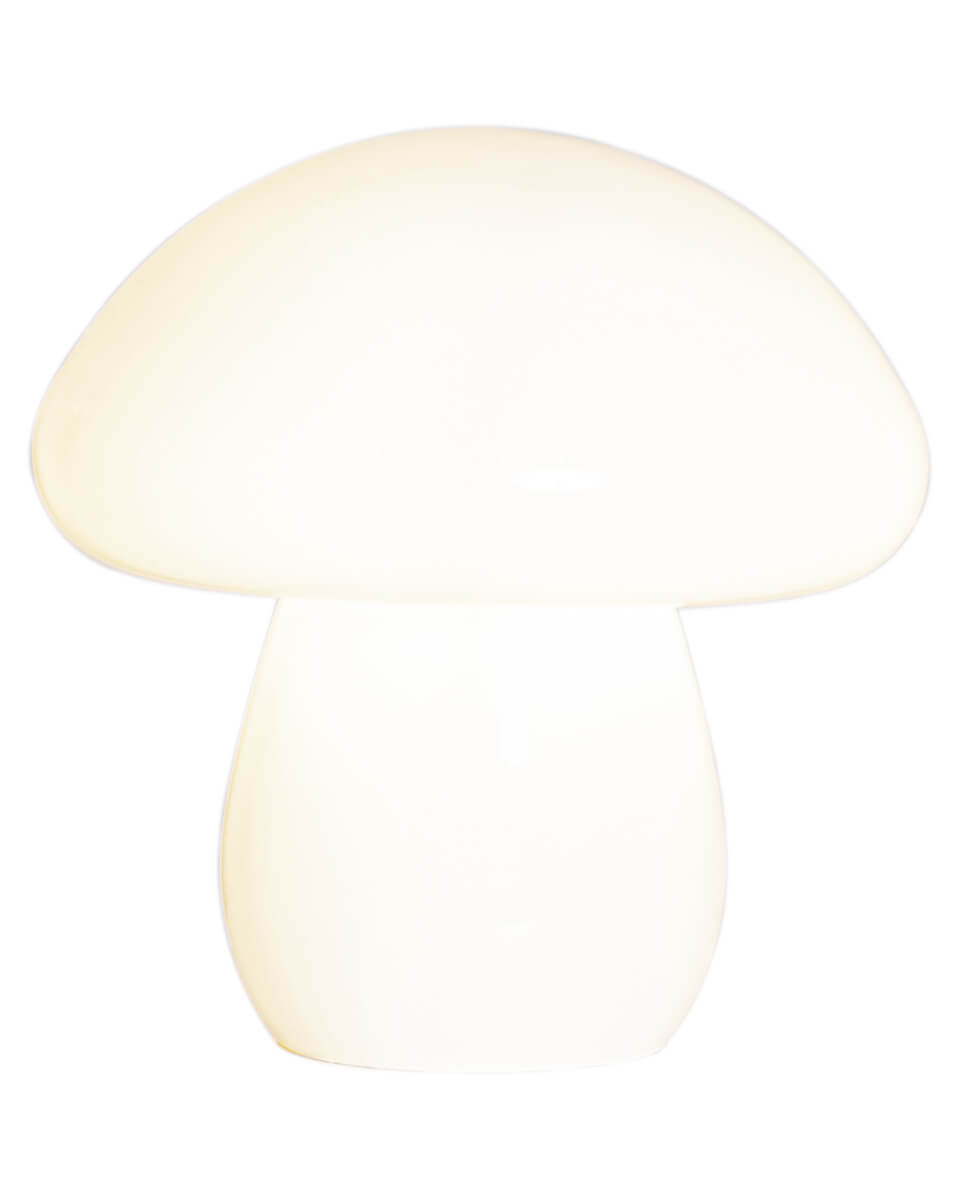 Mira Mushroom 30cm Blanco lámpara de mesa De By Rydéns - La l&aacute;mpara no es solo una fuente de luz funcional, sino tambi&eacute;n un detalle art&iacute;stico que resalta su interior con su dise&ntilde;o inspirado en la naturaleza y su calidad artesanal.