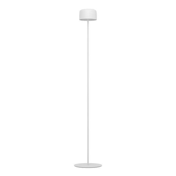 Roccanova 120cm Blanco lámpara solar De Eglo - La lámpara se puede cargar cómodamente a través del panel solar o el cable USB incluido y tiene un regulador táctil con tres niveles de brillo para ajustar la iluminación según sea necesario.