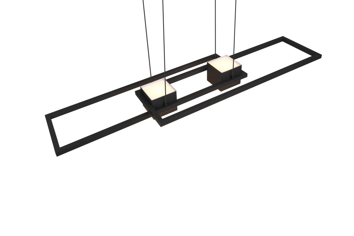 Albany 100cm Negro Lámpas de techo De Trio Lighting - 