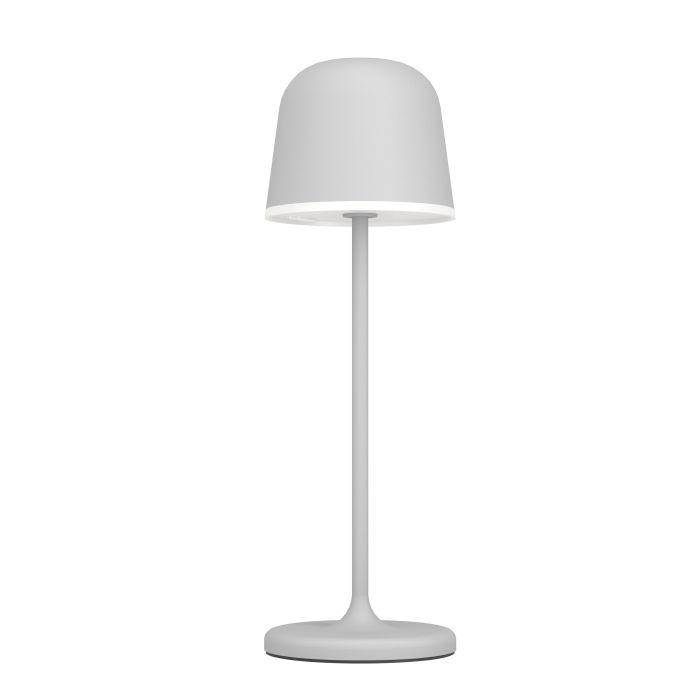 Mannera 34cm Gris portátil De Eglo - La lámpara tiene un diseño elegante y crea una atmósfera atmosférica dondequiera que la coloques.