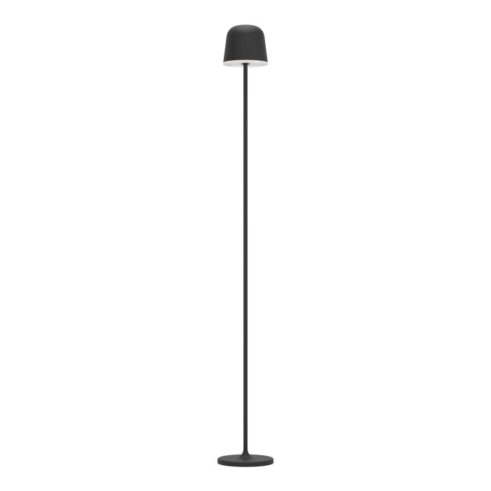 Mannera 140cm Negro portátil De Eglo - La lámpara se puede cargar fácilmente mediante el cable USB incluido y ofrece una gran flexibilidad, ya que también se puede utilizar sin estar conectada a una toma de corriente.