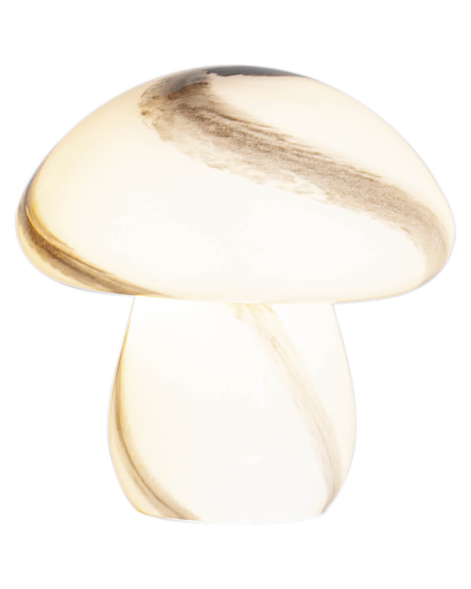 Mira Mushroom 30cm Blanco/negro lámpara de mesa De By Rydéns - La l&aacute;mpara no es solo una fuente de luz funcional, sino tambi&eacute;n un detalle art&iacute;stico que resalta su interior con su dise&ntilde;o inspirado en la naturaleza y su calidad artesanal.