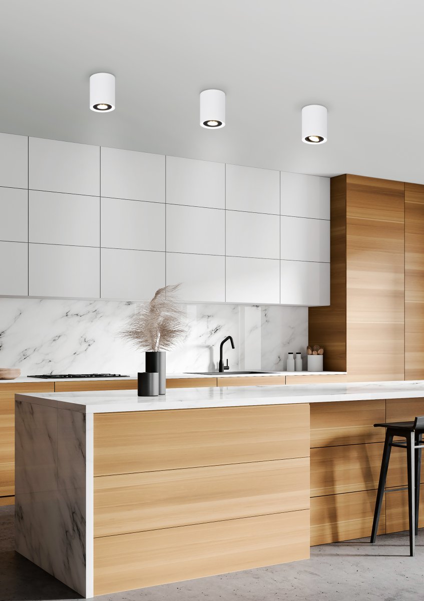Cookie Blanco foco de techo De Trio Lighting - 