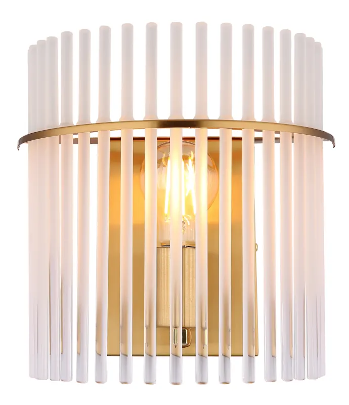 Gorley 26cm Oro lámpara de pared De Globo Lighting - Gorley &auml;r en elegant och sofistikerad v&auml;gglampa med en imponerande arkitektonisk design.