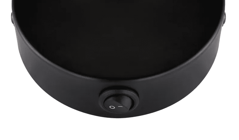 Jay 12cm Negro lámpara de lectura De Globo Lighting - Combina metal negro, acabado mate y cristal ahumado para una apariencia sofisticada, perfecta para la sala de estar, el dormitorio o el pasillo.