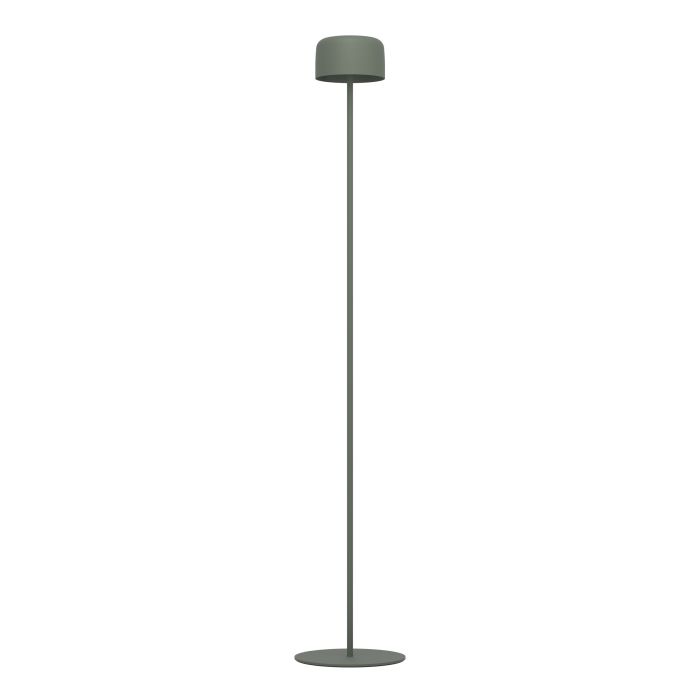Roccanova 120cm Verde lámpara solar De Eglo - La lámpara se puede cargar cómodamente a través del panel solar o el cable USB incluido y tiene un regulador táctil con tres niveles de brillo para ajustar la iluminación según sea necesario.