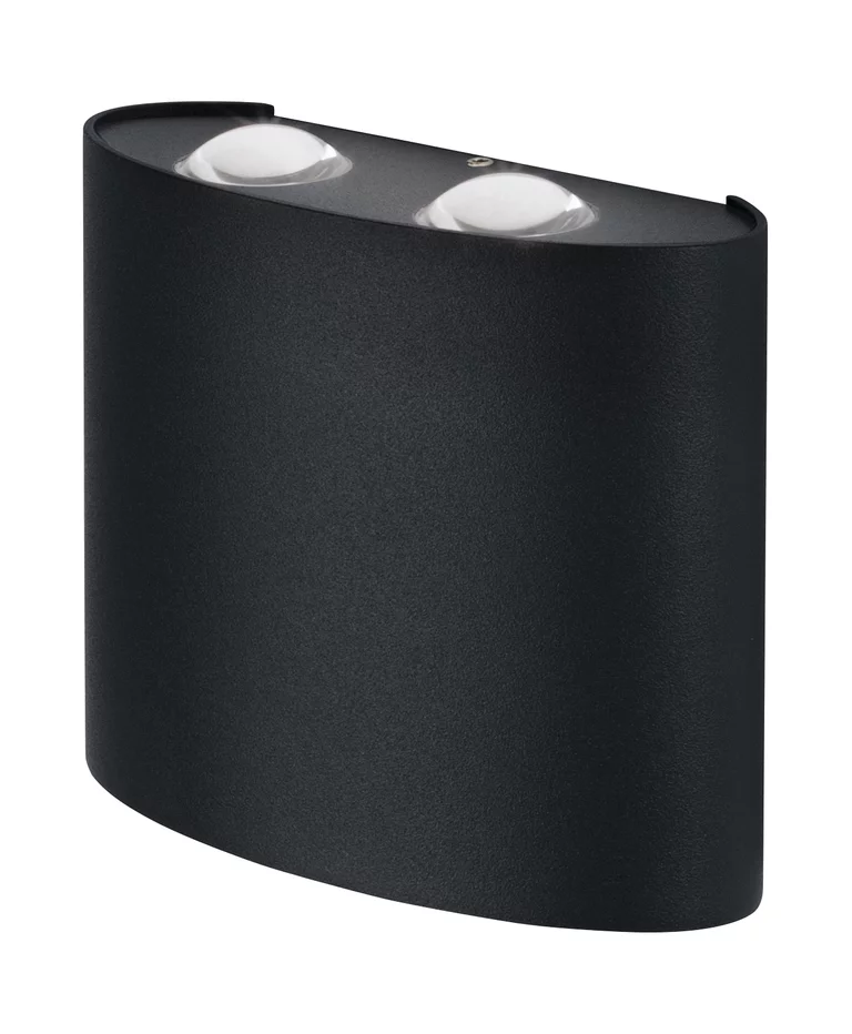 Deco II UpDown Gris oscuro lámpara de exterior De Ledvance - Deco II UpDown&nbsp;&auml;r en stilren och modern v&auml;gglampa som skapar en effektfull ljusspridning b&aring;de upp&aring;t och ned&aring;t.