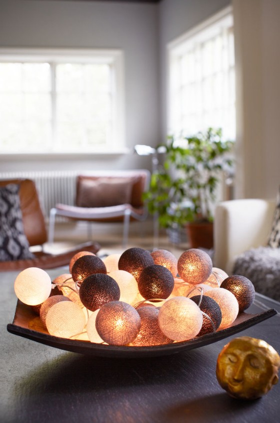 Irislights Brownie 35-lights Marrón De Irislights - Crea un ambiente acogedor con la guirnalda de luces Brownie de Irislights.