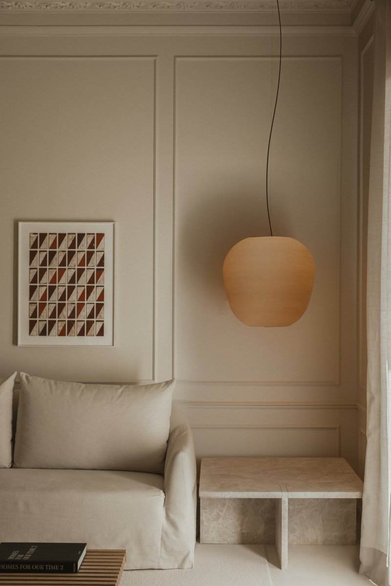 Tierra Ø52 Beige Lámpas de techo De Faro Barcelona - Perfecta para usarla sola o en combinaci&oacute;n con otros modelos de la serie Tierra para crear vibrantes ambientes de iluminaci&oacute;n.