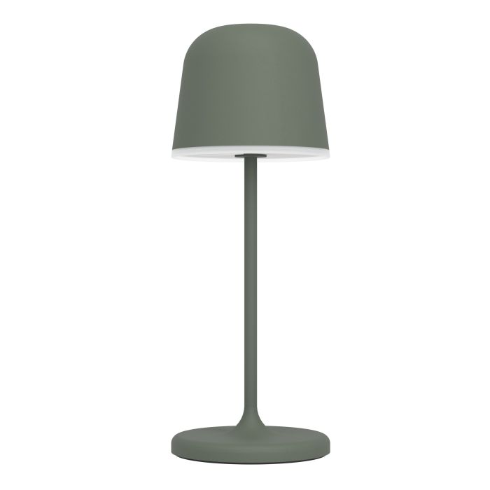 Mannera 20cm Verde portátil De Eglo - La l&aacute;mpara tiene un dise&ntilde;o elegante y crea una atm&oacute;sfera atmosf&eacute;rica dondequiera que la coloques.
