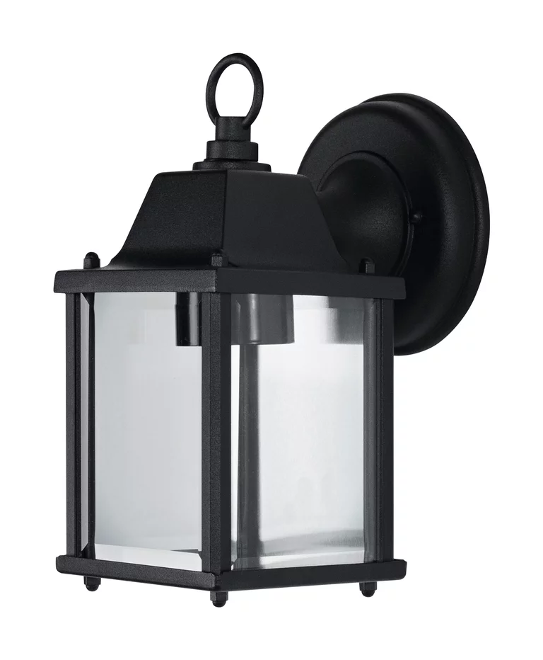 Lantern Square S Negro lámpara de exterior De Osram - Est&aacute; hecho de aluminio fundido a presi&oacute;n duradero y cuenta con una pantalla de vidrio transparente que crea una luz hermosa y acogedora.