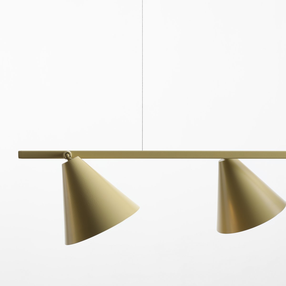 Form 120cm Pistacho Lámpas de techo De Artera - Form es ideal sobre la mesa del comedor o en la cocina, donde no solo proporciona una iluminación funcional, sino que también se convierte en un elemento de diseño elegante.