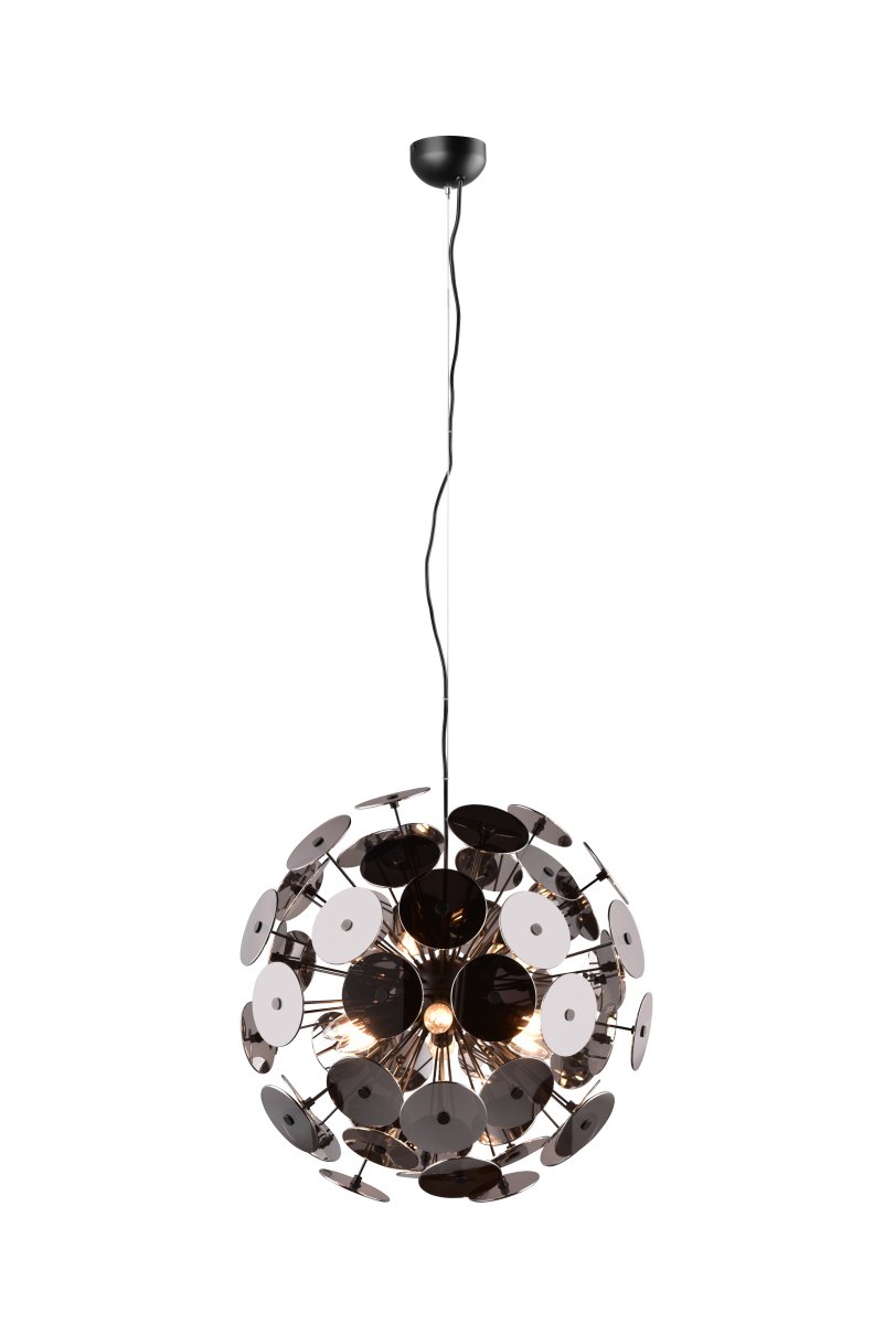 Discalgo Ø54 Negro Lámpas de techo De Trio Lighting - Con un poco de imaginación, la lámpara puede parecerse a un diente de león y encajar perfectamente en un estilo de diseño interior creativo.