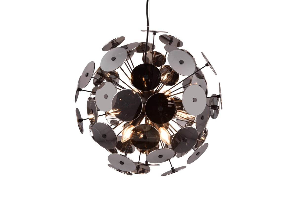 Discalgo Ø54 Negro Lámpas de techo De Trio Lighting - Con un poco de imaginación, la lámpara puede parecerse a un diente de león y encajar perfectamente en un estilo de diseño interior creativo.