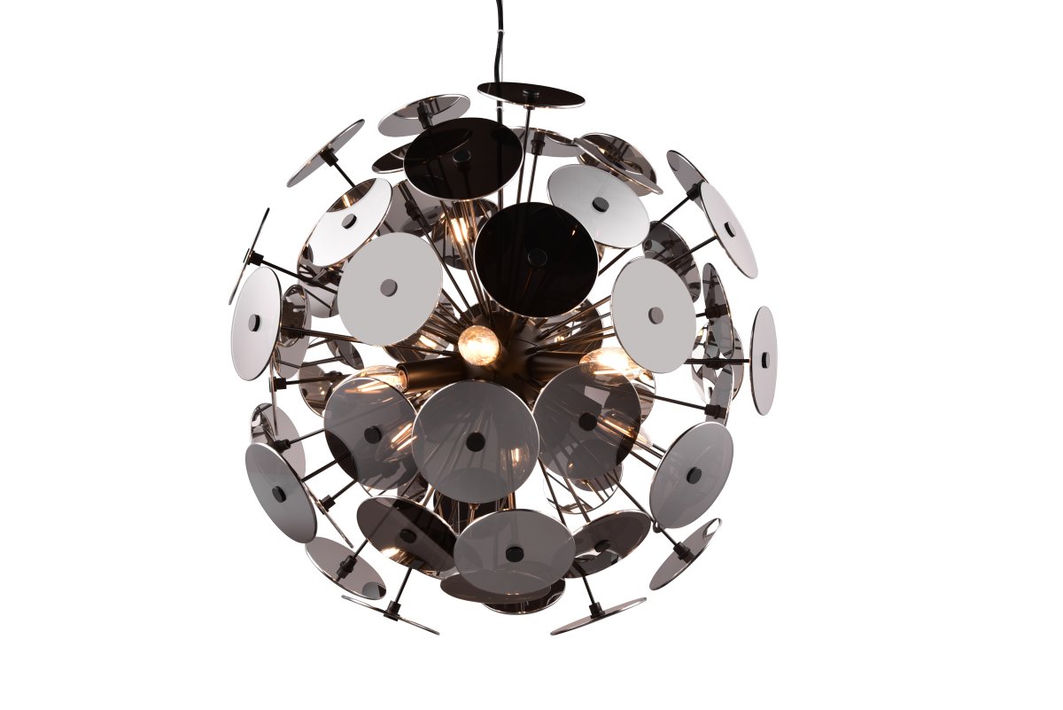 Discalgo Ø54 Negro Lámpas de techo De Trio Lighting - Con un poco de imaginación, la lámpara puede parecerse a un diente de león y encajar perfectamente en un estilo de diseño interior creativo.