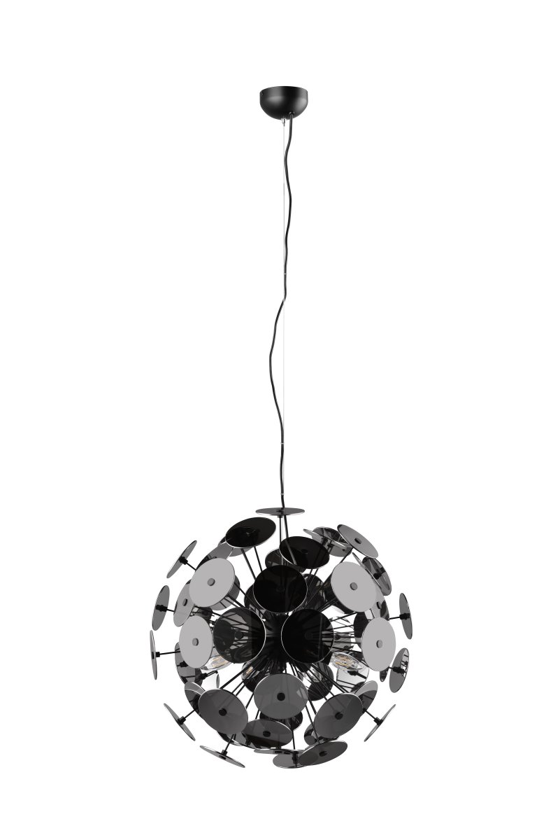 Discalgo Ø54 Negro Lámpas de techo De Trio Lighting - Con un poco de imaginación, la lámpara puede parecerse a un diente de león y encajar perfectamente en un estilo de diseño interior creativo.