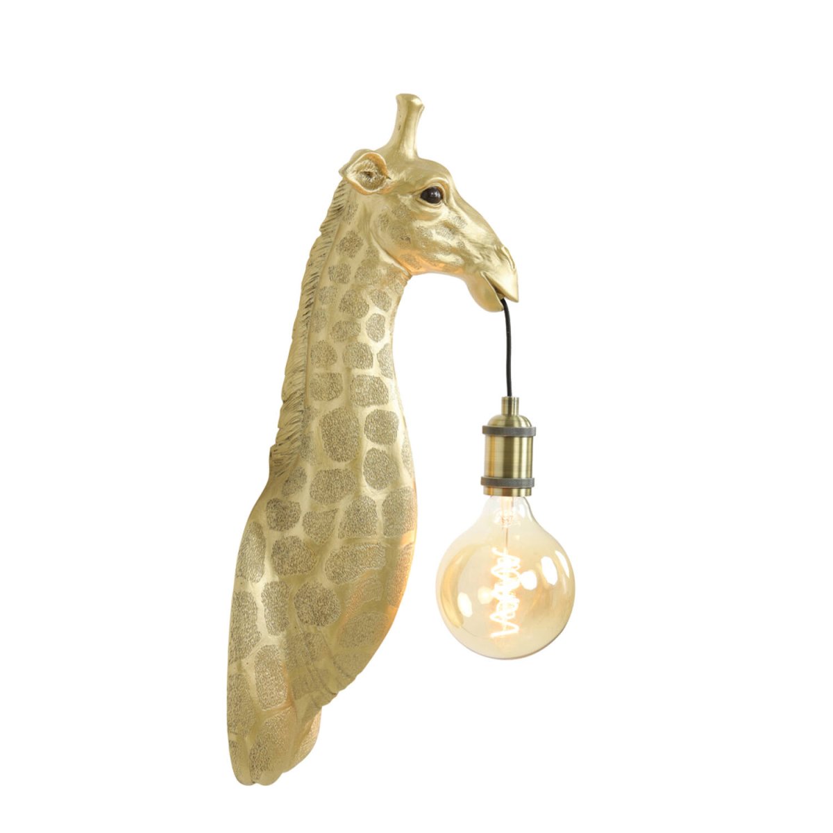 Giraffe 60cm Oro lámpara de pared De Light & Living - 