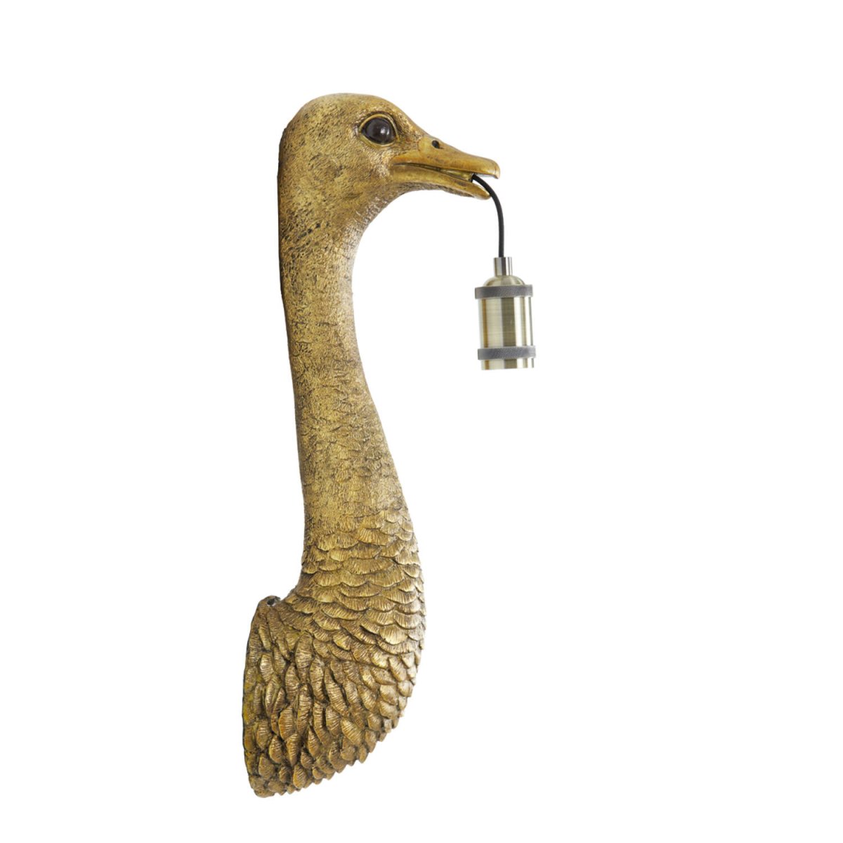 Ostrich 57cm Bronce lámpara de pared De Light & Living - 