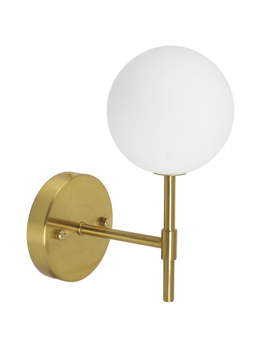 Sigma 25cm Oro lámpara de baño De PR Home - Dado que la pantalla de vidrio est&aacute; hecha a mano, ocasionalmente puede haber burbujas de aire en el vidrio y puede haber irregularidades en el espesor del vidrio en toda la superficie del vidrio.