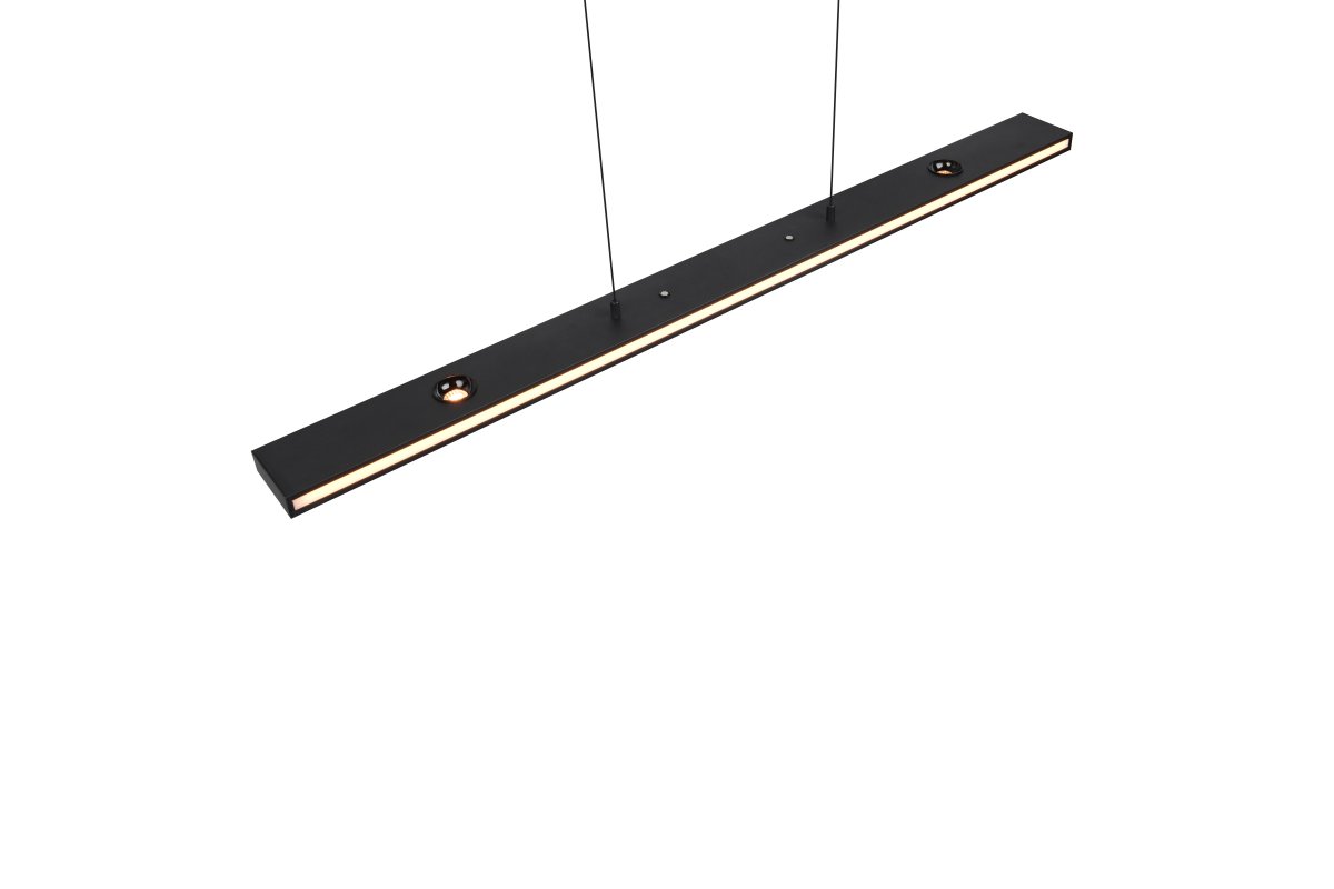Graham 110cm Negro Lámpas de techo De Trio Lighting - 