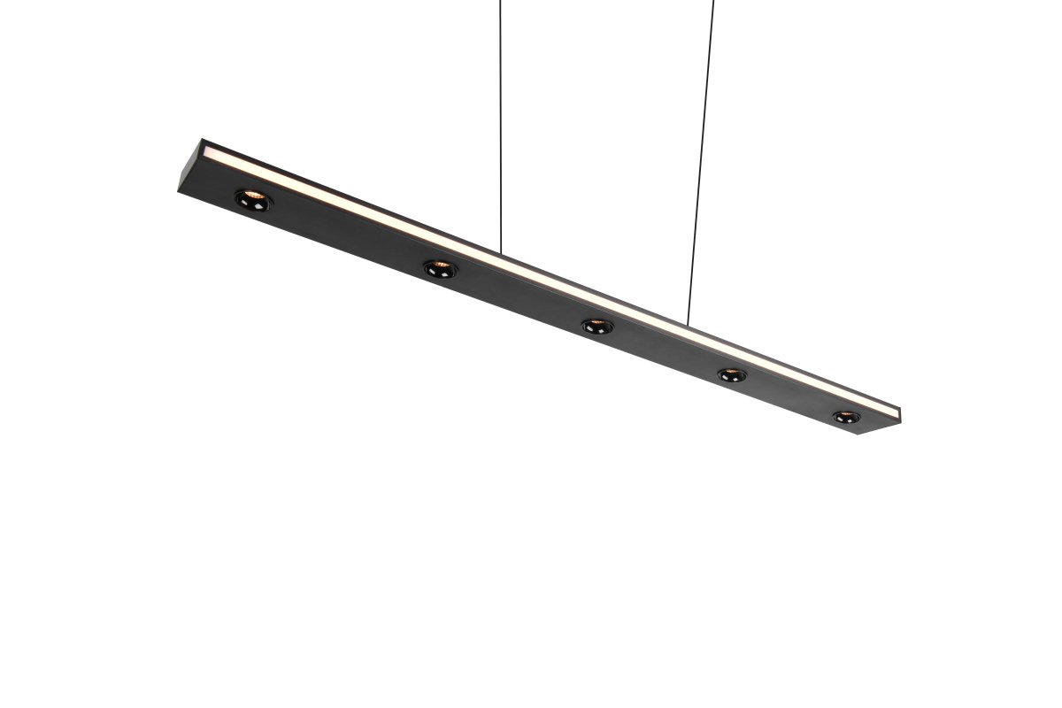 Graham 110cm Negro Lámpas de techo De Trio Lighting - 