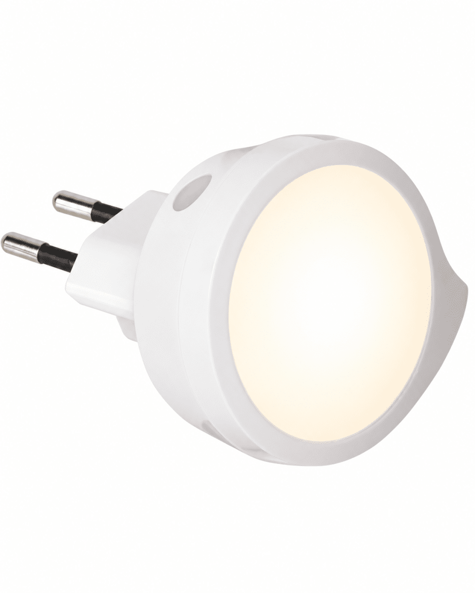 Luz nocturna Sensor LED Blanco lámpara infantil De Star Trading - Una práctica luz nocturna con una luz suave y agradable de 4 lúmenes.