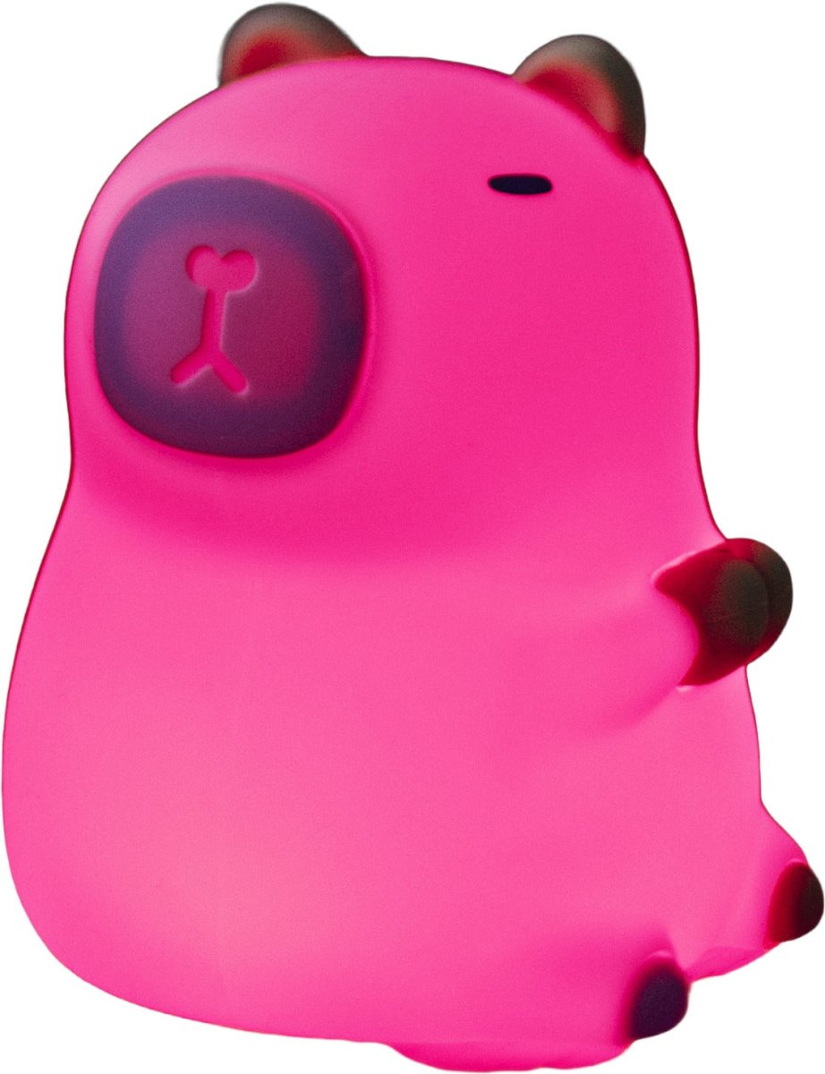Capybara Blanco lámpara infantil De Star Trading - En el modo de luz de color, la l&aacute;mpara pasa autom&aacute;ticamente al modo de espera despu&eacute;s de 30 minutos.