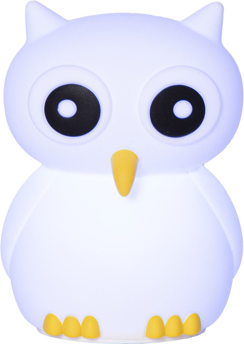 Owl Blanco lámpara infantil De Star Trading - La función de temporizador garantiza que la lámpara se apague automáticamente después de 3 horas de inactividad.