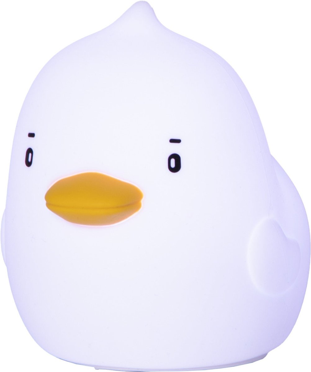 Duck Blanco lámpara infantil De Star Trading - La encantadora lámpara de noche con forma de pato emite una luz suave y agradable.