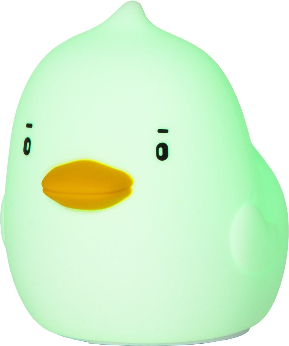 Duck Blanco lámpara infantil De Star Trading - La encantadora lámpara de noche con forma de pato emite una luz suave y agradable.