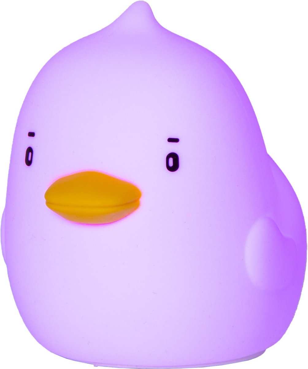 Duck Blanco lámpara infantil De Star Trading - La encantadora lámpara de noche con forma de pato emite una luz suave y agradable.
