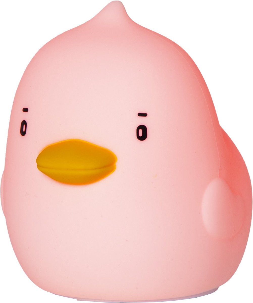 Duck Blanco lámpara infantil De Star Trading - La encantadora lámpara de noche con forma de pato emite una luz suave y agradable.