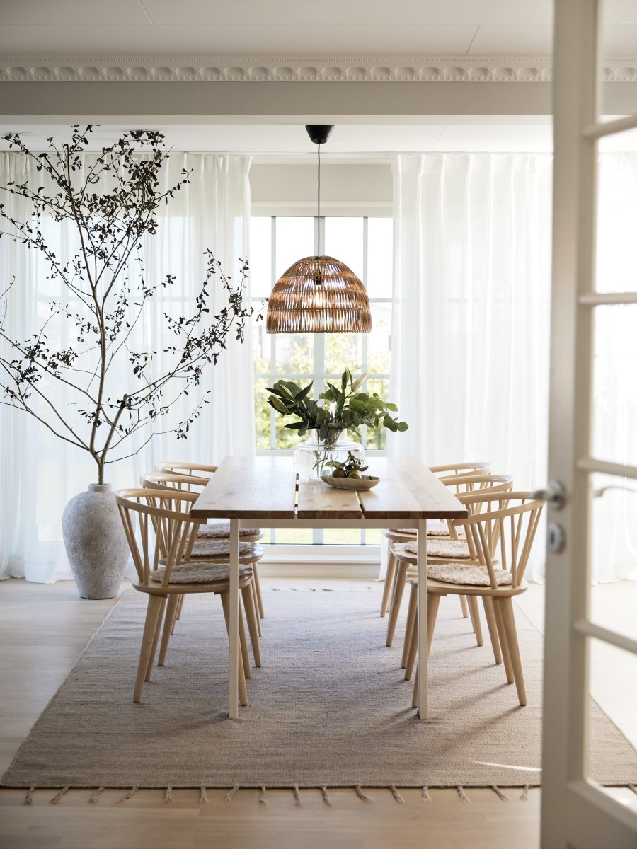 Lace Ø46 Naturaleza Lámpas de techo De PR Home - Una lámpara de techo decorativa hecha a mano que crea un ambiente acogedor y emite una hermosa luz cuando se enciende.