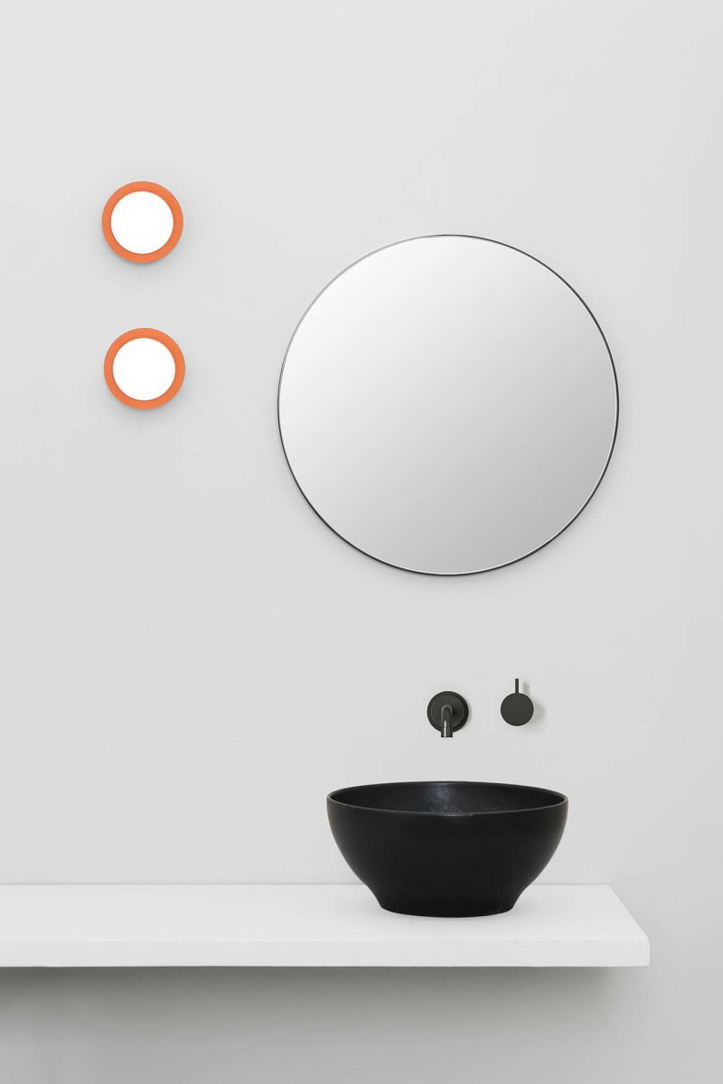 May Ø12 Coral lámpara de baño De Faro Barcelona - Con su acabado coral, su c&aacute;lida distribuci&oacute;n de luz y su grado de protecci&oacute;n IP44, se integra a la perfecci&oacute;n en salones y ba&ntilde;os.