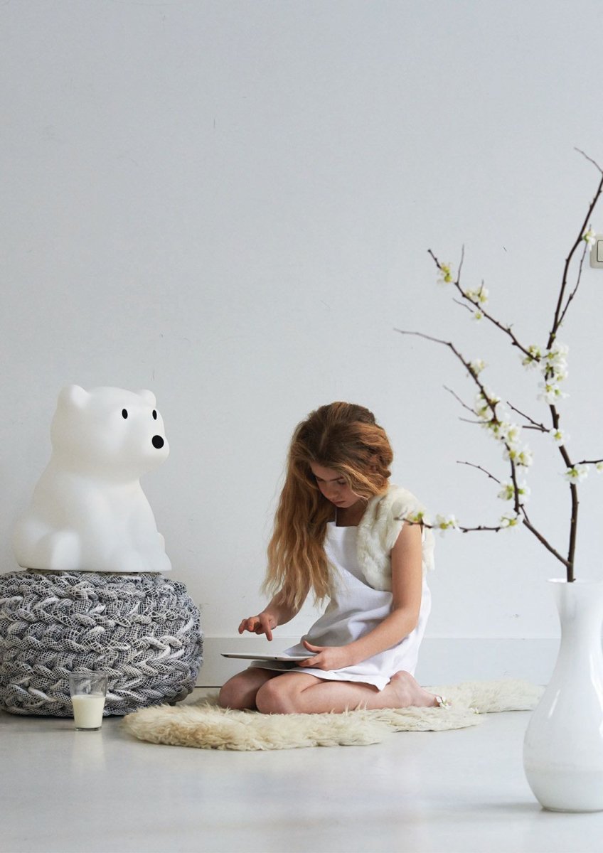 Nanuk Star Light Blanco lámpara infantil De Mr Maria - María tiene seis niveles de brillo diferentes que se pueden atenuar de forma continua, así como un modo nocturno.