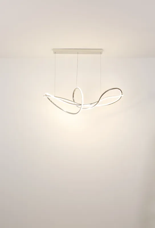 Iduna 110cm Cromo Lámpas de techo De Globo Lighting - Gracias a la temperatura de color ajustable de 2700 K a 6000 K, puede personalizar la iluminación a su gusto y crear el ambiente perfecto para cualquier ocasión.