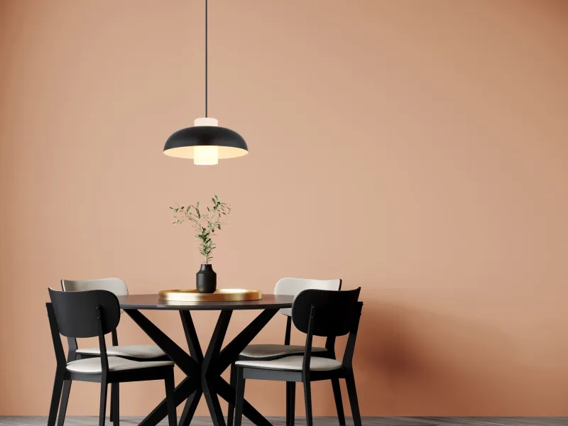 Lowe Ø38 Negro Lámpas de techo De Globo Lighting - Den runda sk&auml;rmen i mattsvart metall ger ett elegant och tidl&ouml;st uttryck, medan den cylinderformade sk&auml;rmen i opalglas sprider ett mjukt och behagligt ljus.