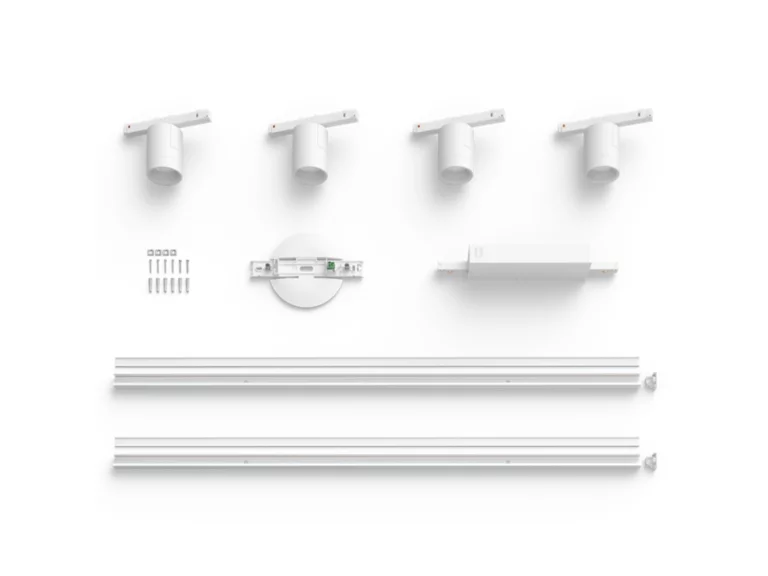 Perifo rak bassats för tak (4 spottar) Blanco foco de techo De Philips - 