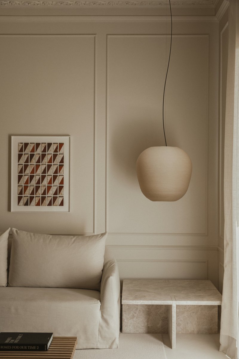 Tierra Ø52 Beige Lámpas de techo De Faro Barcelona - Perfecta para usarla sola o en combinaci&oacute;n con otros modelos de la serie Tierra para crear vibrantes ambientes de iluminaci&oacute;n.