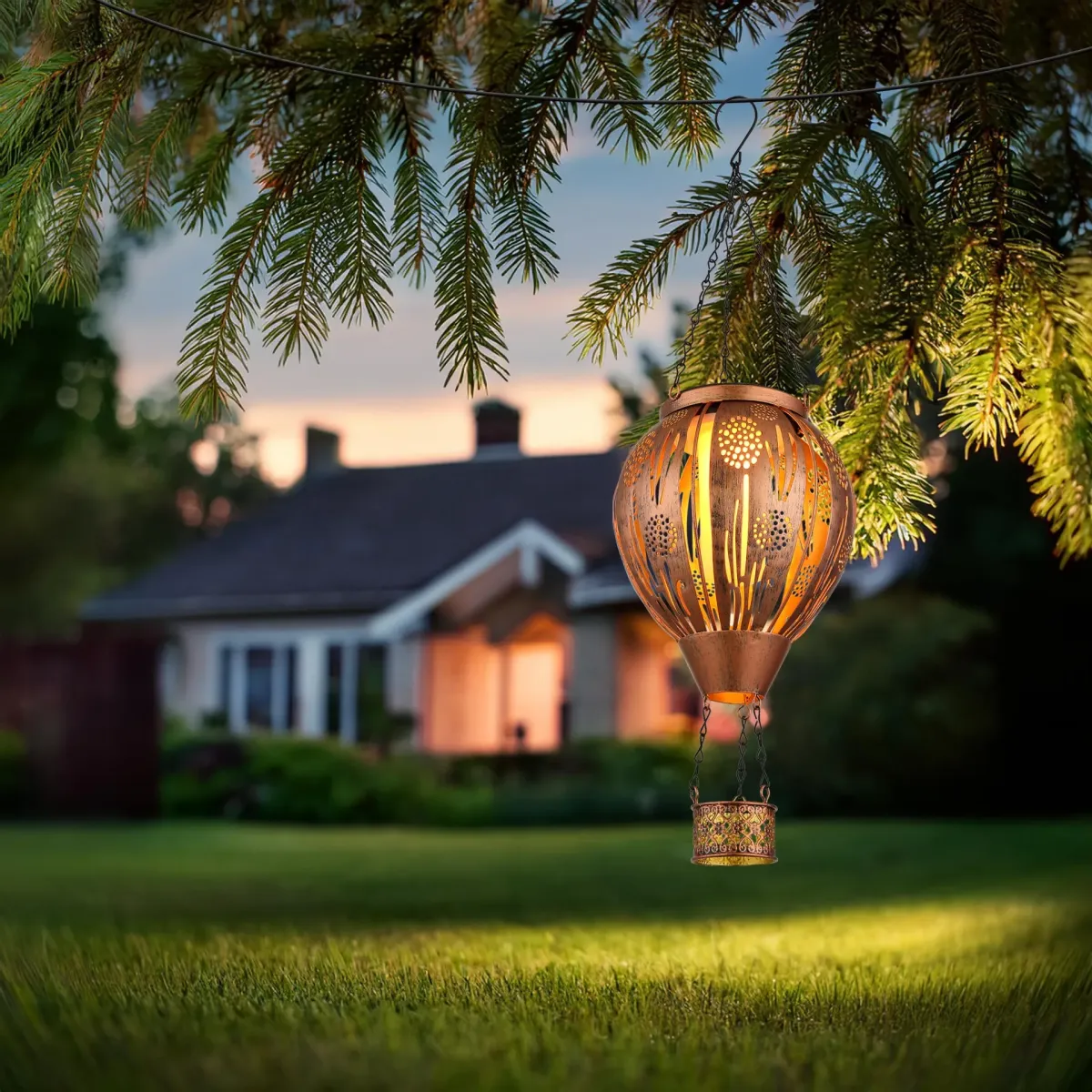 Balloon Cobre lámpara solar De Globo Lighting - En unik och st&auml;mningsfull detalj som ger utomhusmilj&ouml;n en lekfull och elegant touch!