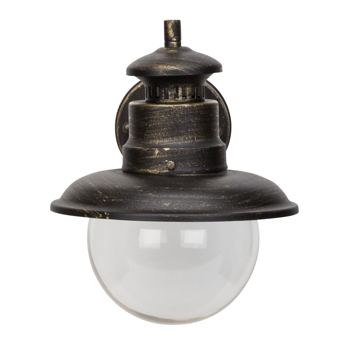 Artu Negro antiguo lámpara de exterior De Brilliant - La lámpara de pared para exterior Artu es un elemento imprescindible en cualquier entrada.