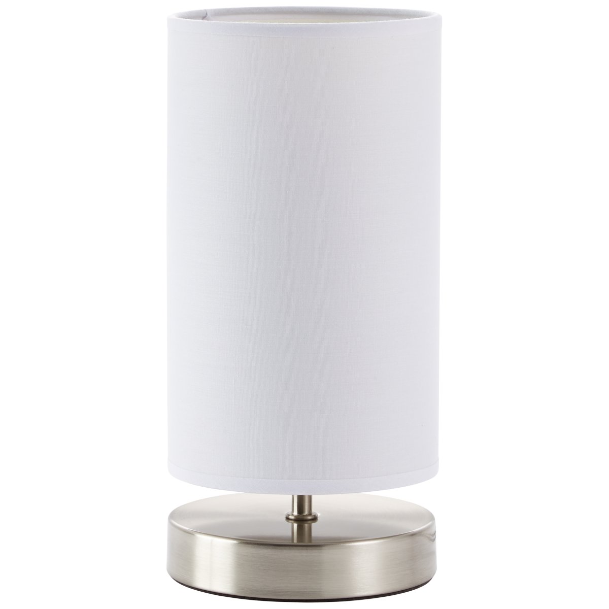 Clarie 25cm Cromo lámpara de mesa De Brilliant - La lámpara cuenta con un cómodo interruptor de corriente media y una longitud de cable de 1,5 m.