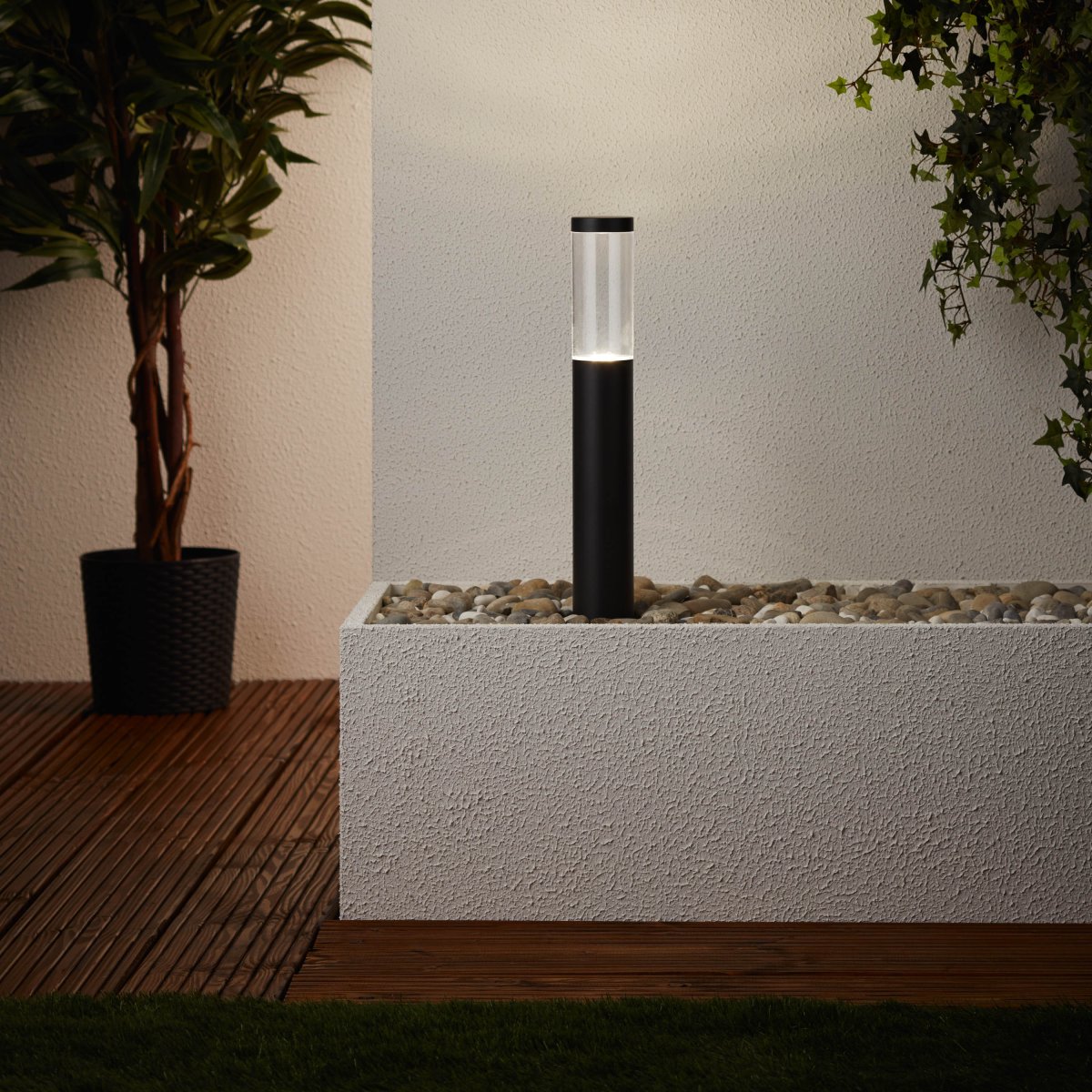 Bergen 40cm antracita balizas De Brilliant - La moderna tecnolog&iacute;a LED proporciona una iluminaci&oacute;n de bajo consumo con alto brillo y bajo consumo energ&eacute;tico.