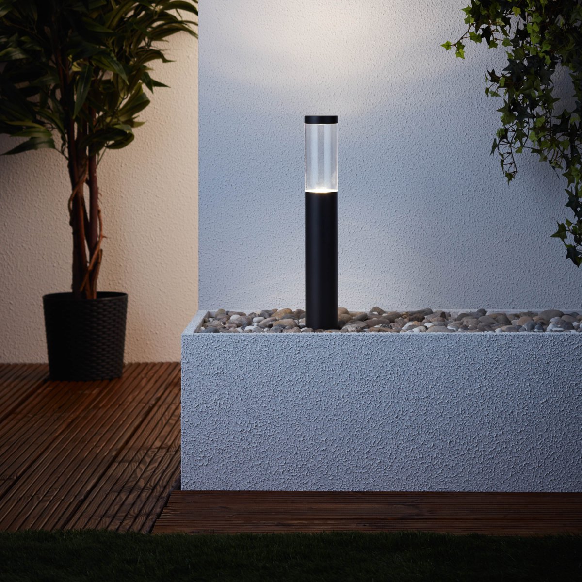 Bergen 40cm antracita balizas De Brilliant - La moderna tecnolog&iacute;a LED proporciona una iluminaci&oacute;n de bajo consumo con alto brillo y bajo consumo energ&eacute;tico.