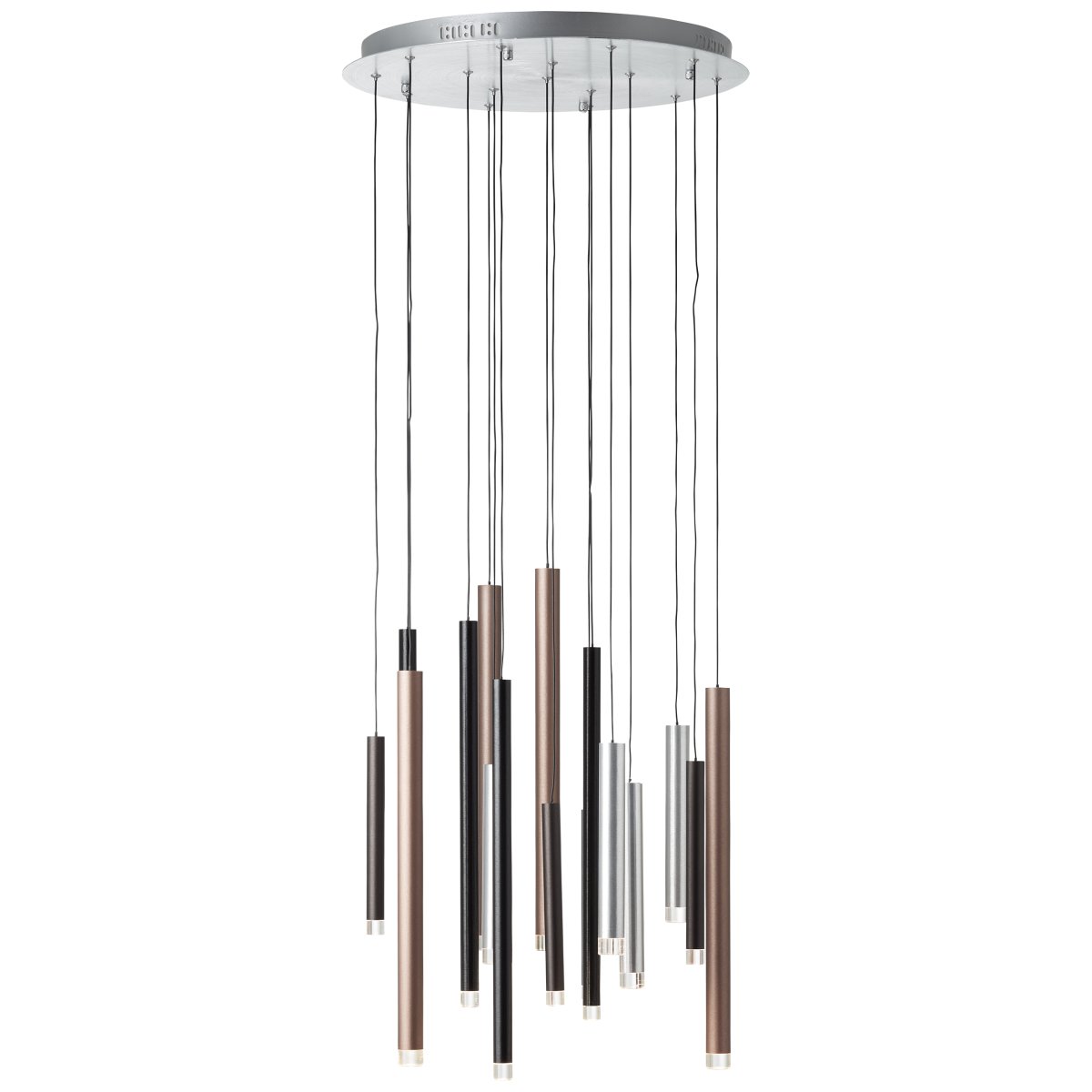 Cembalo Ø55 Aluminio Lámpas de techo De Brilliant - Gracias a la tecnología LED integrada, la lámpara es energéticamente eficiente y duradera, y la luz blanca cálida proporciona un brillo agradable.