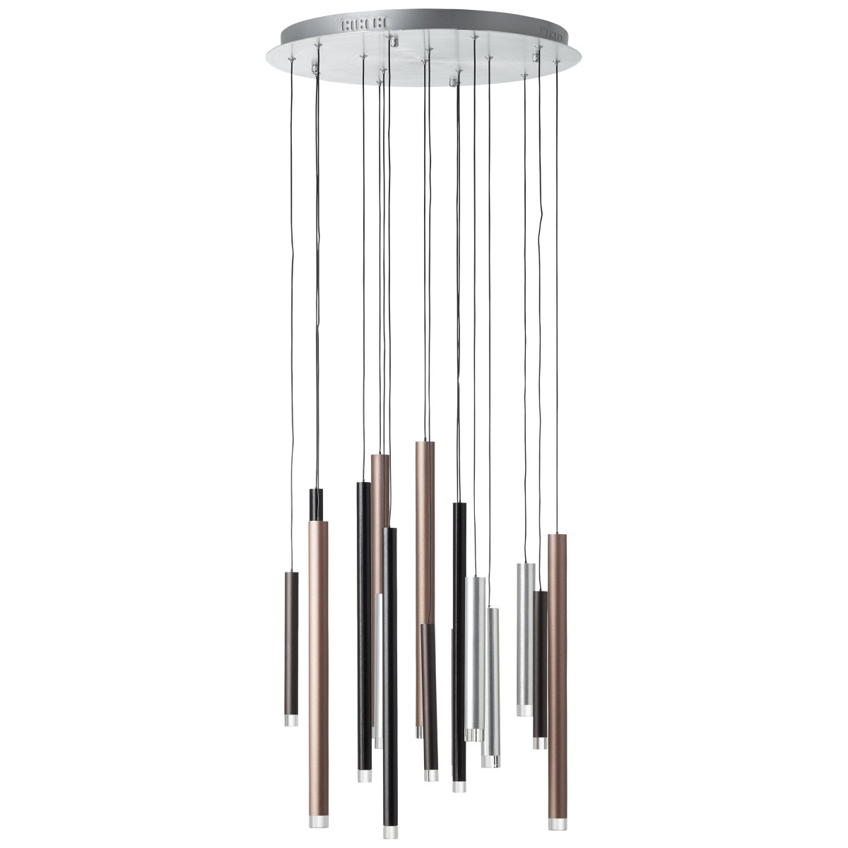 Cembalo Ø55 Aluminio Lámpas de techo De Brilliant - Gracias a la tecnología LED integrada, la lámpara es energéticamente eficiente y duradera, y la luz blanca cálida proporciona un brillo agradable.