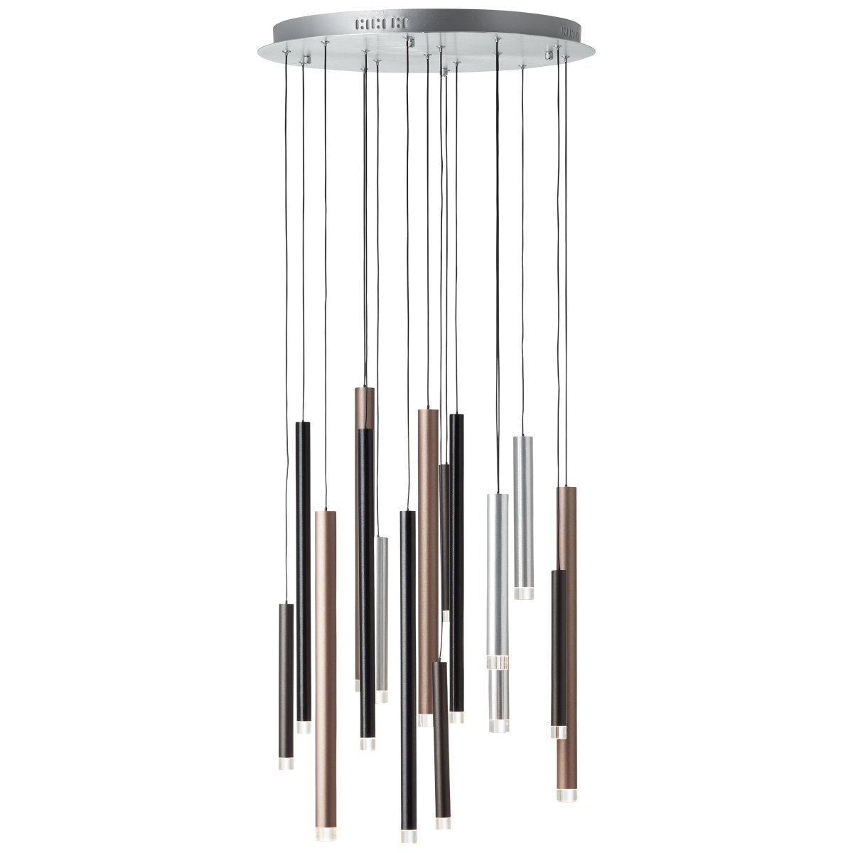 Cembalo Ø55 Aluminio Lámpas de techo De Brilliant - Gracias a la tecnología LED integrada, la lámpara es energéticamente eficiente y duradera, y la luz blanca cálida proporciona un brillo agradable.